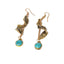 Turquoise Threader Earrings ā Minimalist Gold & Silver Jewellery.