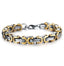 Chunky Bike Chain Bracelet – Gold & Silver Finish