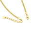 14K Gold Cuban Chain Anklet – Hypoallergenic & Adjustable.