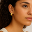 Gold Huggie Hoop Earrings – 304 Stainless Steel, PVD Coated, Chunky Fit