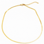 Flat Snake Chain Necklace – 18K Gold Plated, Water-Resistant & Tarnish-Free.