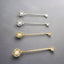 Industrial Ear Scaffold Barbell – Opal Heart Key Design.