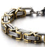 Chunky Bike Chain Bracelet – Gold & Silver Finish