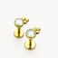Titanium CZ Ball Studs – Hypoallergenic, Internally Threaded & Snug Fit.