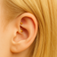 Double-Sided Threadless Curved Piercing Bar – 16G.
