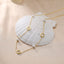 Clover Station Necklace – Pearl Detail in Gold or Silver
