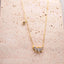 Close up of 5-Stone CZ Crown Necklace – Dainty, Hypoallergenic, 925 Silver. Ella and Faith London