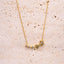 Gold necklace with star-shaped pendant on a beige stone surface Moon & Star Necklace ā 14K Gold Over 925 Silver, CZ Gemstones
Celestial Charm | CZ Gemstones | Hypoallergenic