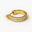 Titanium CZ Hoop – Hypoallergenic 16G Earring | Ella & Faith London