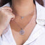 Tree of Life Necklace ā Rhodium-Plated Silver