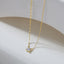 Single Stone CZ Necklace – Dainty, Gold or Silver, Hypoallergenic