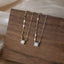 Single Stone CZ Necklace – Dainty, Gold or Silver, Hypoallergenic