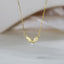 Angel Wings CZ Necklace