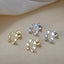 Horse Shoe Gold CZ Stud Earrings – Dainty & Hypoallergenic