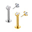 CZ Flat-Back Earrings – Hypoallergenic, Tarnish-Free & Waterproof