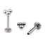 Titanium Flat Back Stud Earrings – Internally Threaded & Hypoallergenic