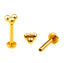 Titanium Flat Back Stud Earrings – Internally Threaded & Hypoallergenic