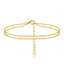 Layered Chain Bracelet ā Gold Option on a white background