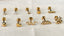 Press Fit Flat Back Stud – Push Pin Earring in Gold or Silver