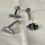 Press Fit Flat Back Stud – Push Pin Earring in Gold or Silver