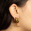 14K Gold T-Bar Hoop Earrings – Waterproof & Hypoallergenic