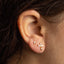 Tiny CZ Stud Earrings ā Hypoallergenic
