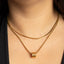Snake Bone Chain Necklace– Gold Plated Necklace