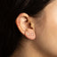Mini Three-Stone Stud Earrings – Skin-kind, Sterling Silver