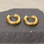 14K Gold T-Bar Hoop Earrings – Waterproof & Hypoallergenic