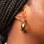 Wide Gold Hoop Earrings ā 18K PVD Plated, Tarnish-Resistant