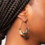 Hammered Gold Basket Earrings – 14K Plated, Textured & Lightweight.