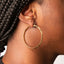 Large Gold Hoop Earrings – 18K Plated, Lightweight & Hypoallergenic.