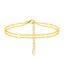 Layered Chain Bracelet – Gold-Plated or Silver on a white background