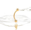 Double-Sided Threadless Curved Piercing Bar – 16G.