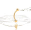 Double-Sided Threadless Curved Piercing Bar ā 16G.