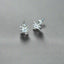 3mm CZ Stud Earrings | 18K Gold over Sterling Silver Earrings