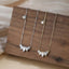 5-Stone CZ Crown Necklace – Dainty, Hypoallergenic, 925 Silver.