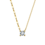 Single Stone CZ Necklace ā Dainty & Hypoallergenic