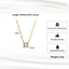 Single Stone CZ Necklace – Dainty & Hypoallergenic