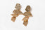 Hammered Metal Dangly Earrings – Irregular Statement Earrings for Women.