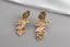 Hammered Metal Dangly Earrings – Irregular Statement Earrings for Women.