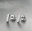 Korean Minimalist Bar Earrings – 14K Gold or Rhodium Plated, Hypoallergenic.