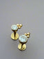 Titanium CZ Ball Studs – Hypoallergenic, Internally Threaded & Snug Fit.