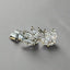 Dainty Lotus CZ Stud Earrings –  Hypoallergenic, Skin-Safe