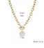 Gold T-Bar Toggle Necklace – Gold Statement Chain
