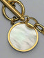 Gold T-Bar Toggle Necklace – Gold Statement Chain