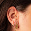 Gold Snake Earrings – 18K Gold Over Stainless Steel, Hypoallergenic.