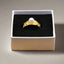 Adjustable Freshwater Pearl Ring – 18K Gold Plated Statement Jewellery.