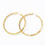 Large Gold Hoop Earrings – 18K Plated, Lightweight & Hypoallergenic.