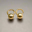 Minimalist Ball Drop Earrings | Ella and Faith London Jewellery.